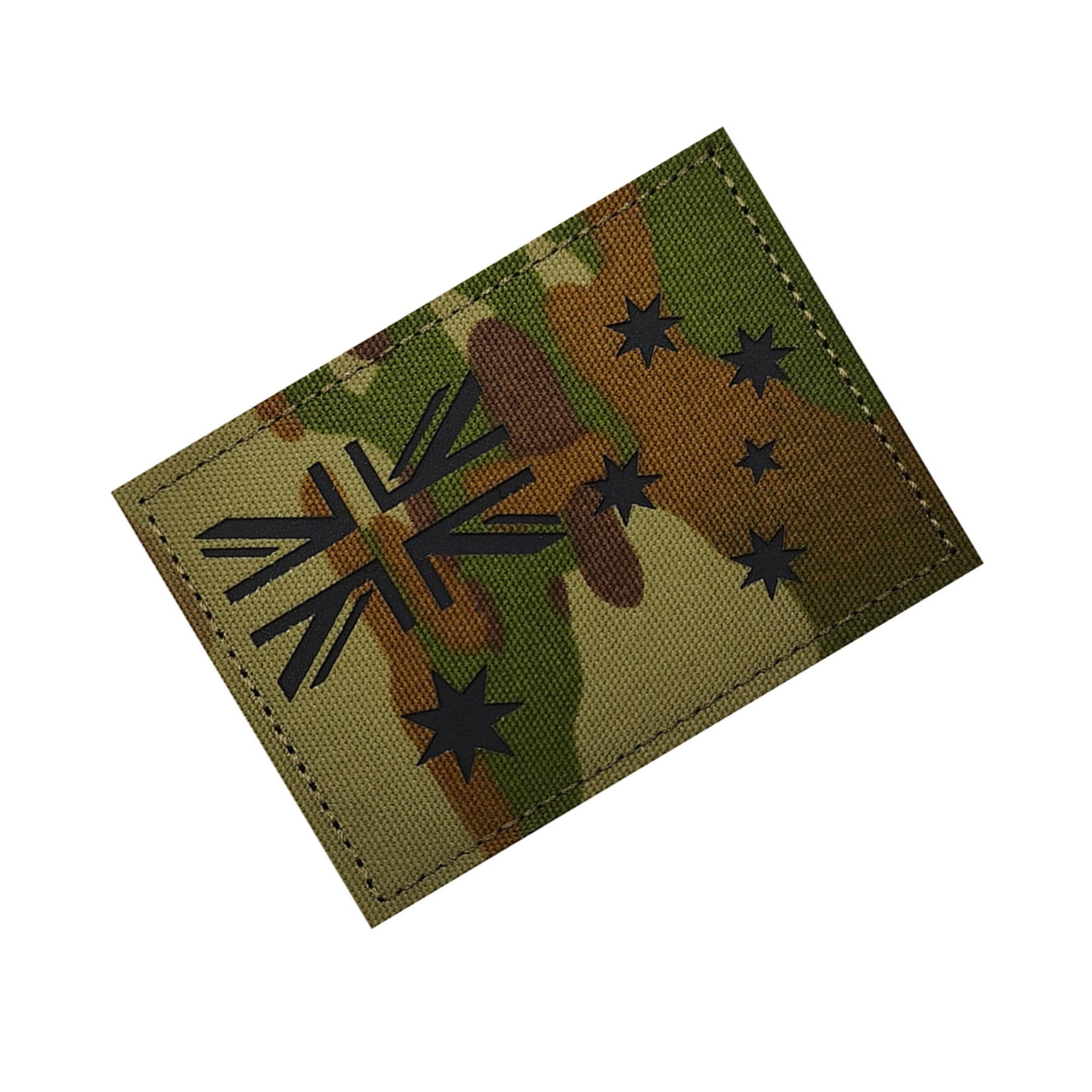 Tactical Australia Flag Patch, Camouflage Military Patch with Hook and Backing, Reflective Australian Flag Emblem, 7.5 x 5.5 CM - Image 5