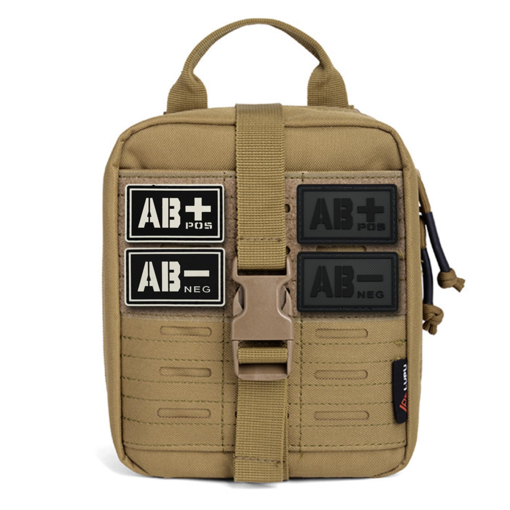 Tactical PVC Blood Type Patch, Glow in the Dark, Hook and Loop, O+ Positive, 1.97 x 1.18 Inch - Image 5