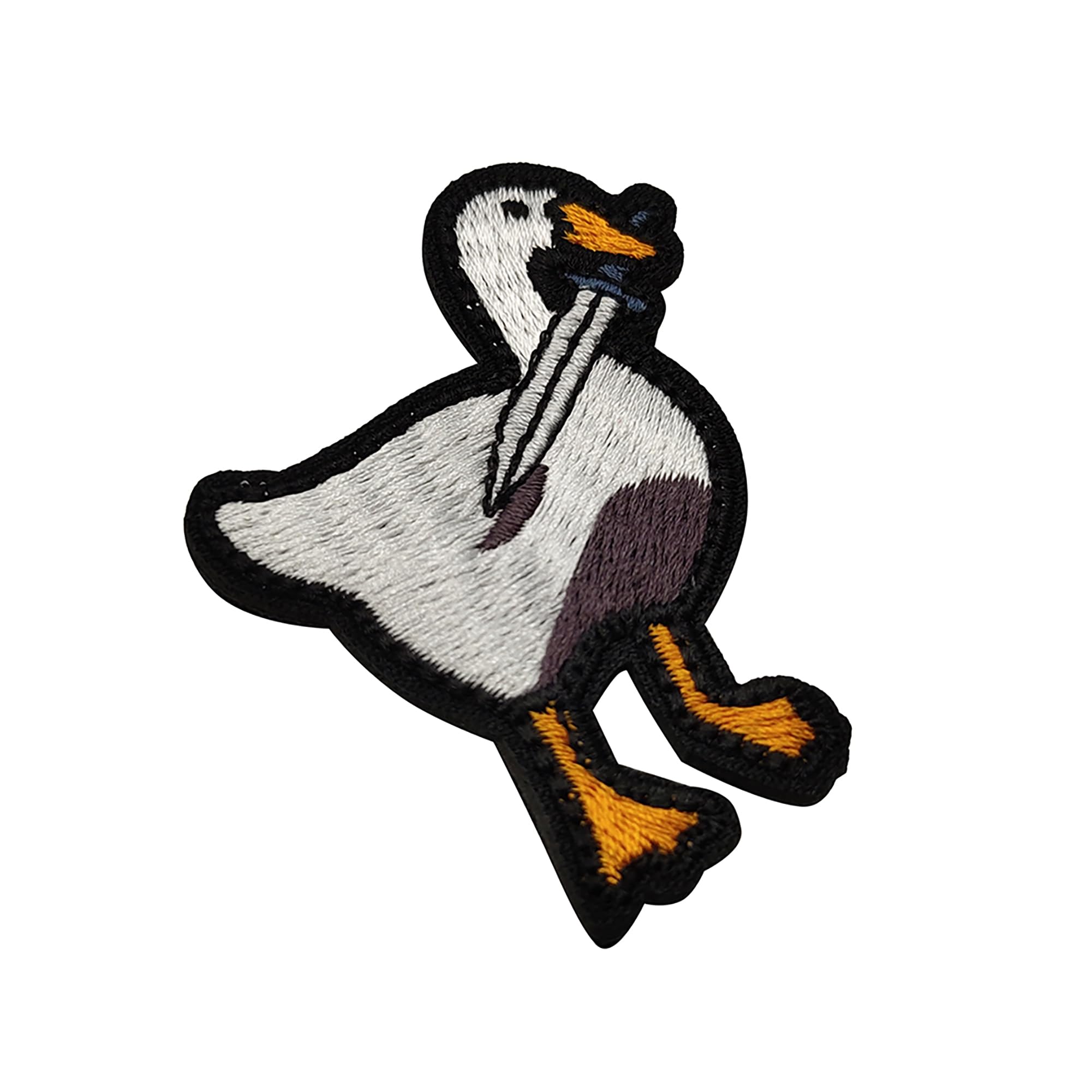 Tactical Embroidered Funny Patch Peace was Never an Option - Cute Duck Bite Knife Patches - Cool Army Goose Meme with Explosive Appliques for Dog Vests, Backpacks, Jackets, Jeans, Hats - Image 8