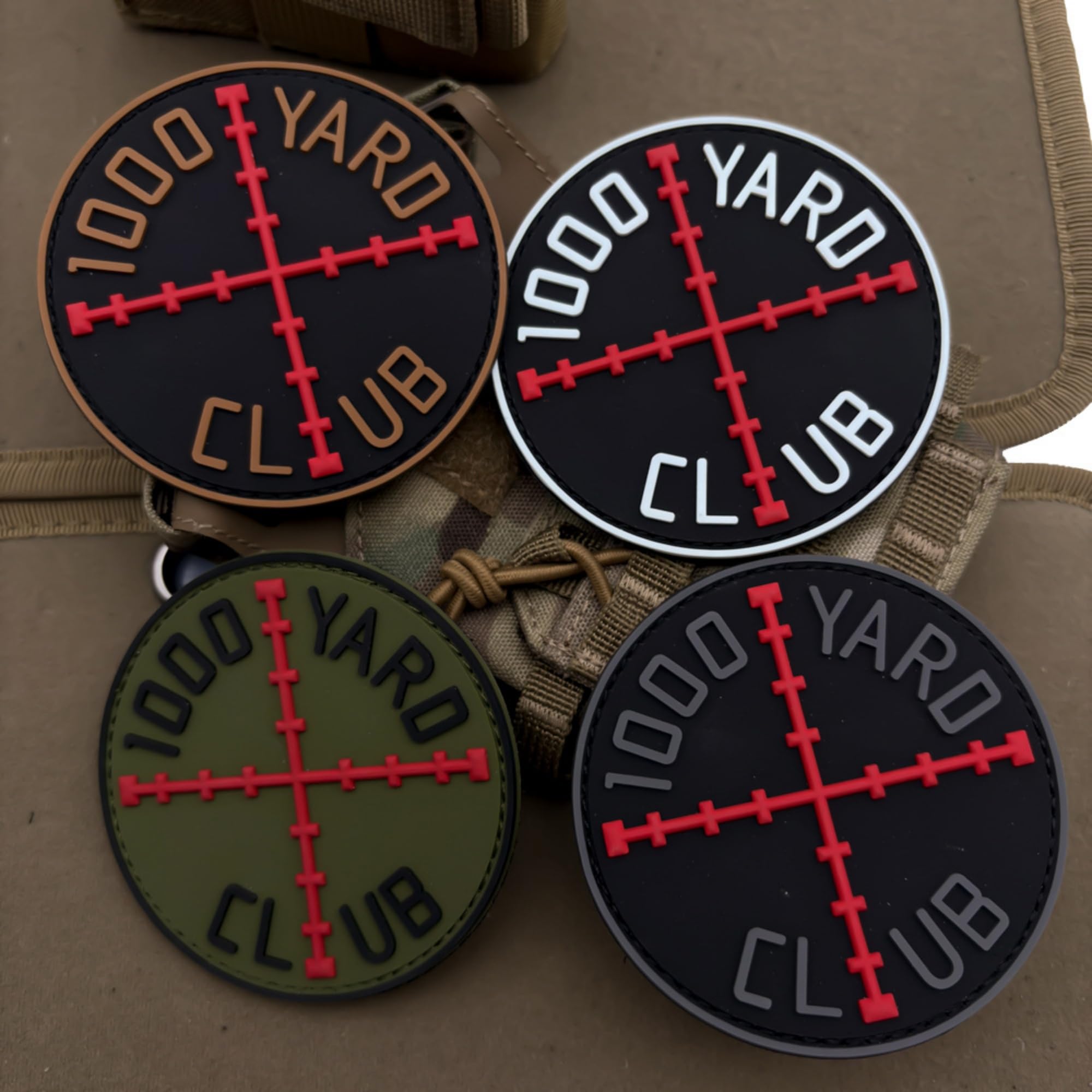 Tactical Sniper PVC Morale Patch, 3.15 Inch, Hook and Loop Backing, 1000 Yard Club Military Armband Badges - Image 6
