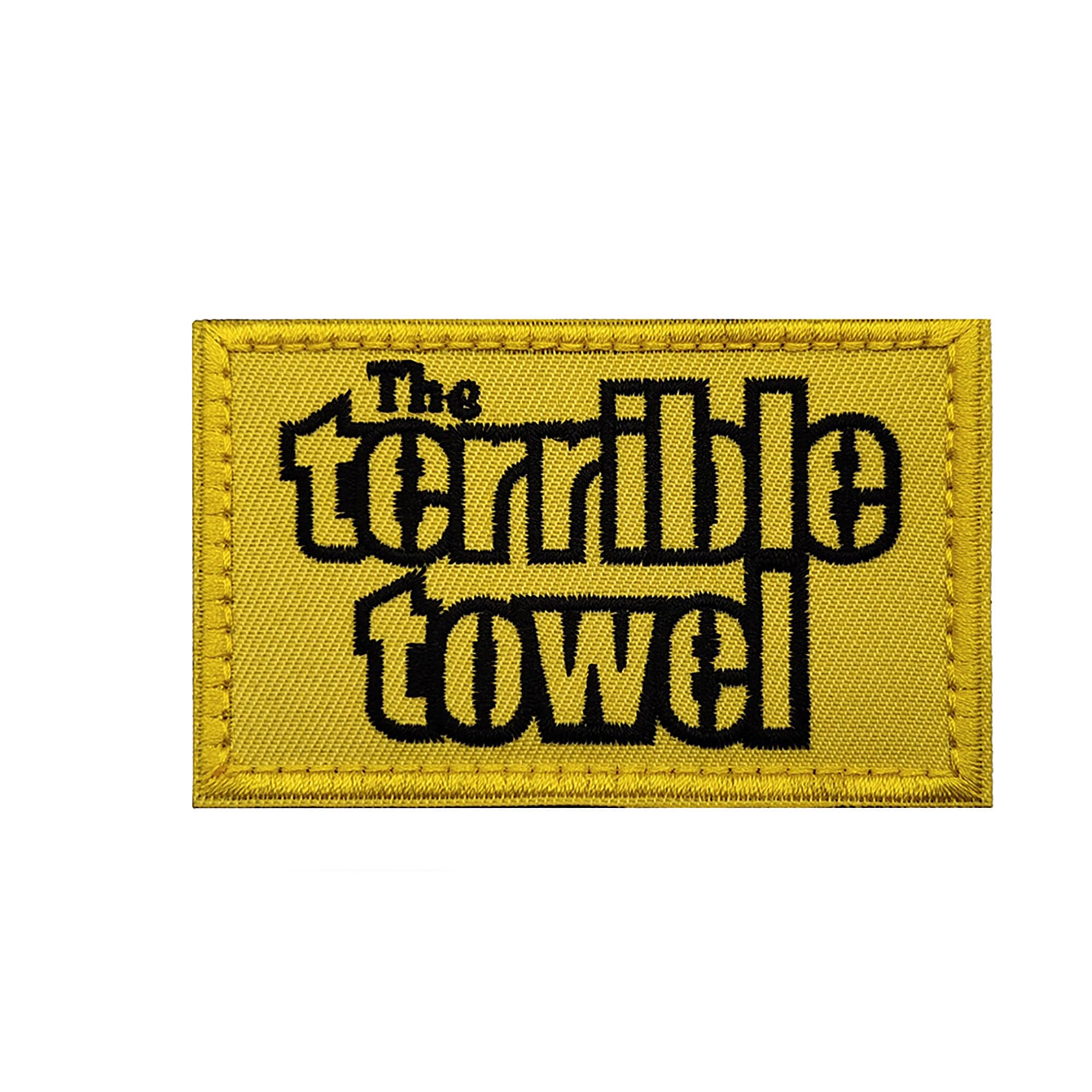 Terrible Towel Embroidered Applique Patches Tactical Military Morale Emblem Armband Badges Uniform Fabric Embroidery Appliqué Patch - Image 8