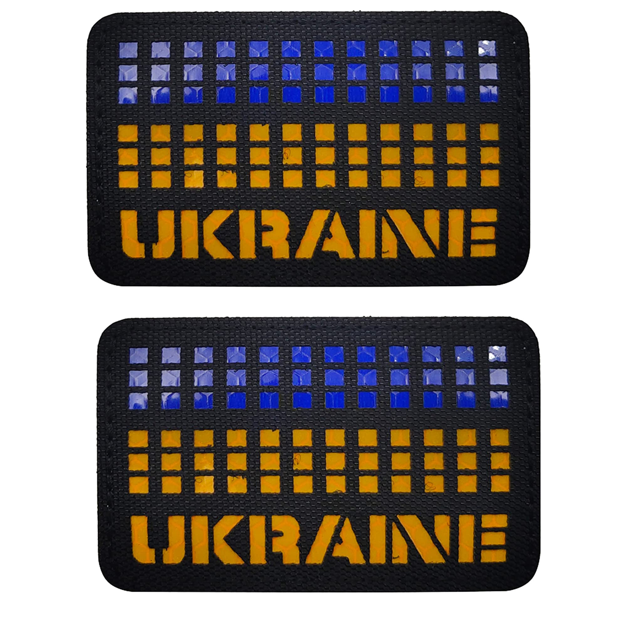 Ukraine Flag IR Infrared Reflective Patch Appliques Ukrainian Flags Tactical Military Morale Emblem Armband Badges Decorative Patches