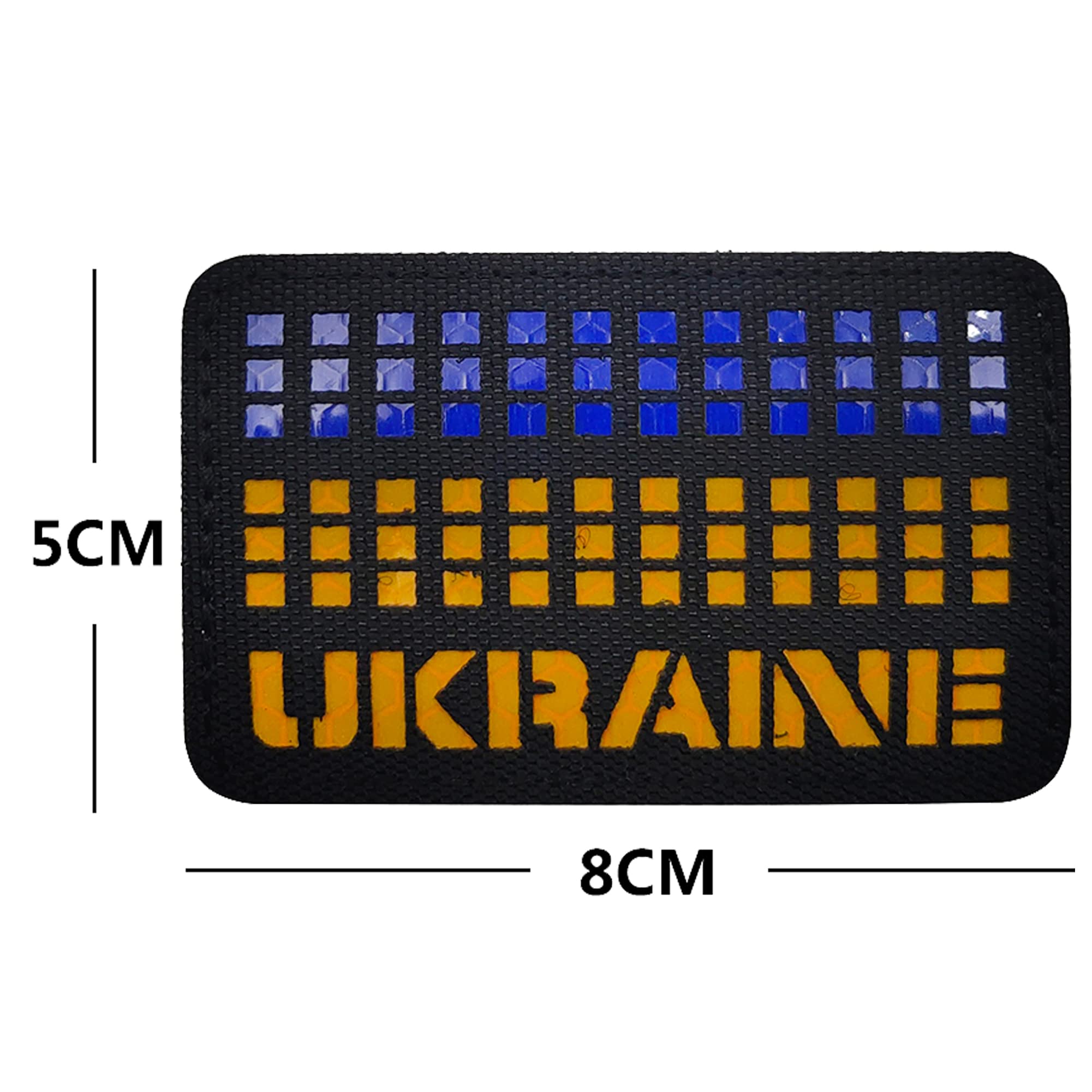 Ukraine Flag IR Infrared Reflective Patch Appliques Ukrainian Flags Tactical Military Morale Emblem Armband Badges Decorative Patches - Image 3
