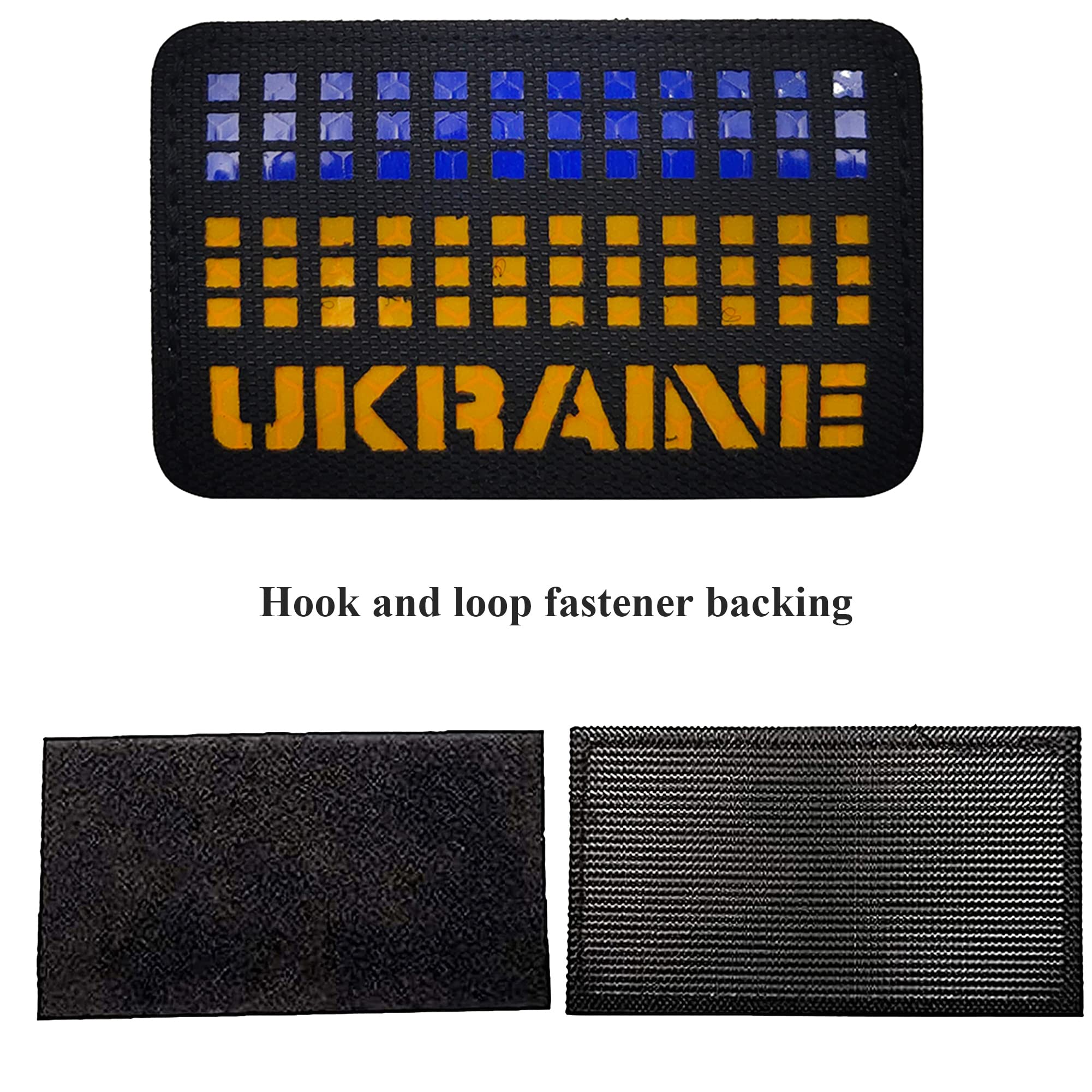 Ukraine Flag IR Infrared Reflective Patch Appliques Ukrainian Flags Tactical Military Morale Emblem Armband Badges Decorative Patches - Image 4