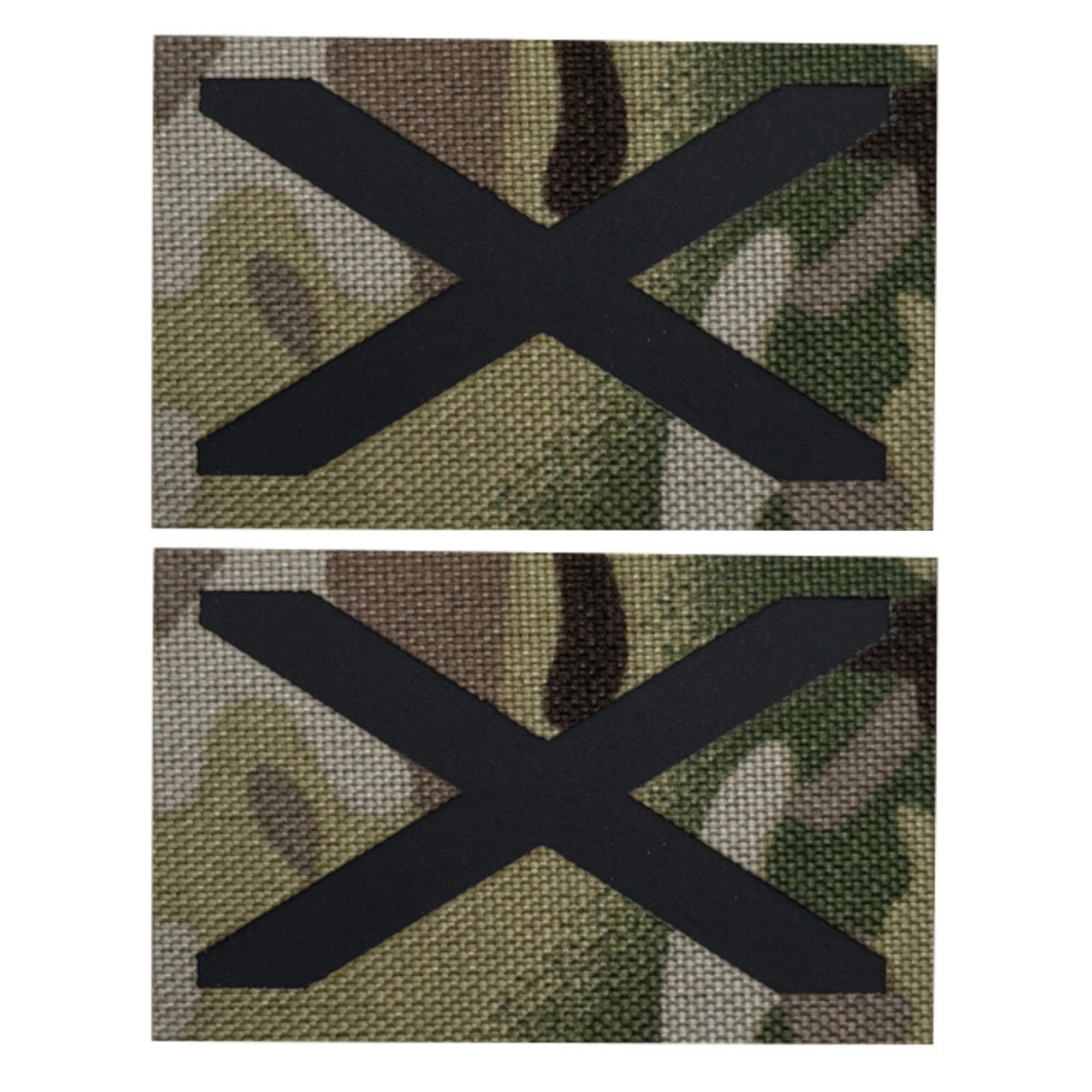 United Kingdom Great Britain Scotland Scottish Flag Military IR Reflective Flag Patches, Camouflage Pattern, Hook and Loop Backing, 3.15 x 1.97 inches