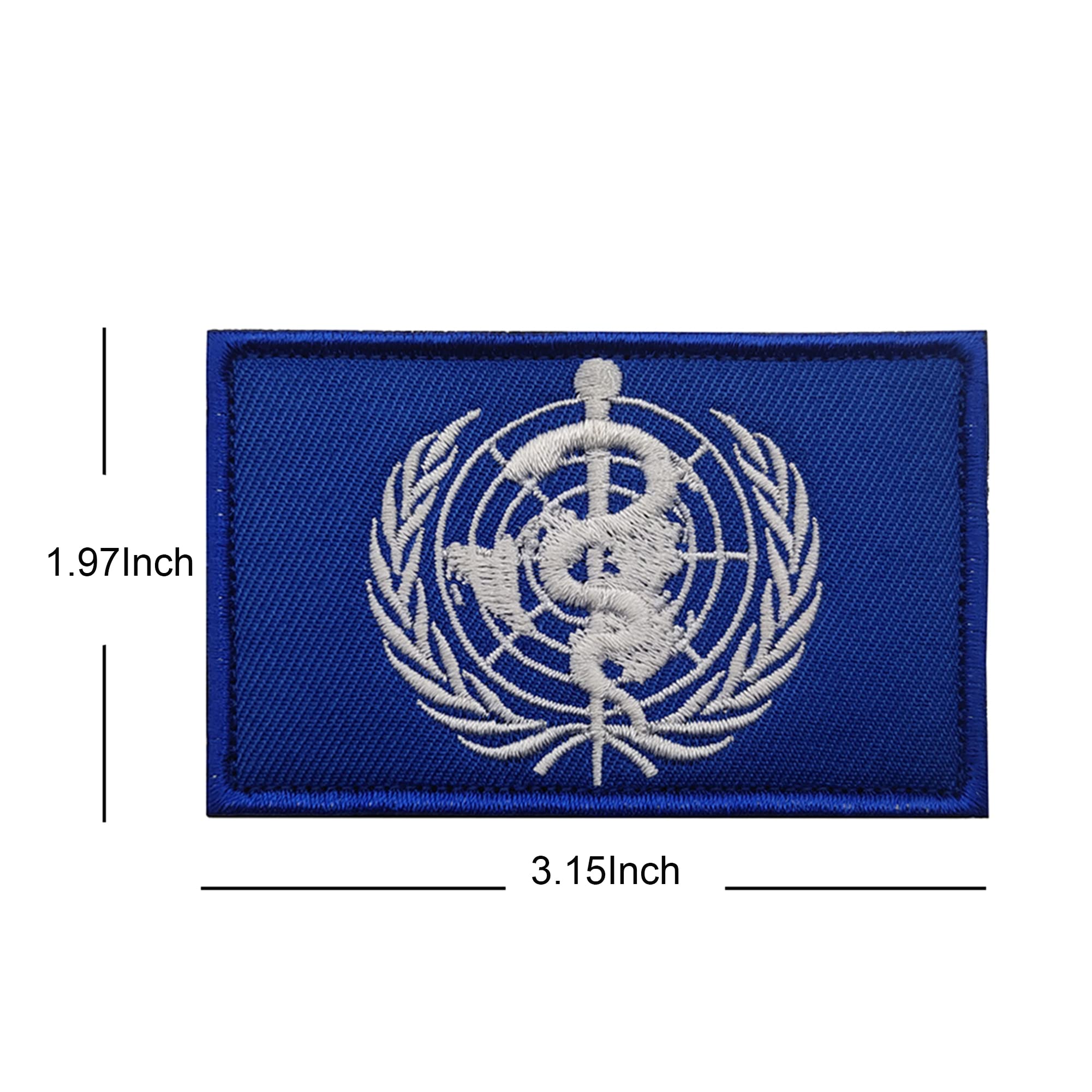 United Nations Embroidered Appliqué Patches Nations Unies Applique Patches Funny Emblem Tactical Military Morale Combat Armband Badges - Image 2