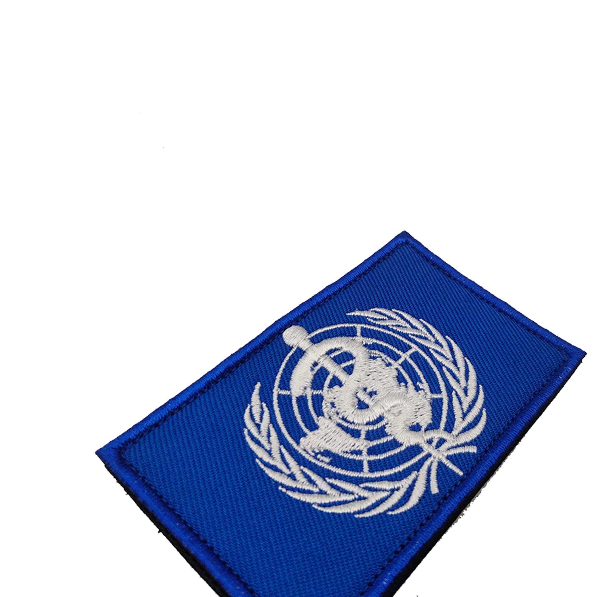 United Nations Embroidered Appliqué Patches Nations Unies Applique Patches Funny Emblem Tactical Military Morale Combat Armband Badges - Image 5