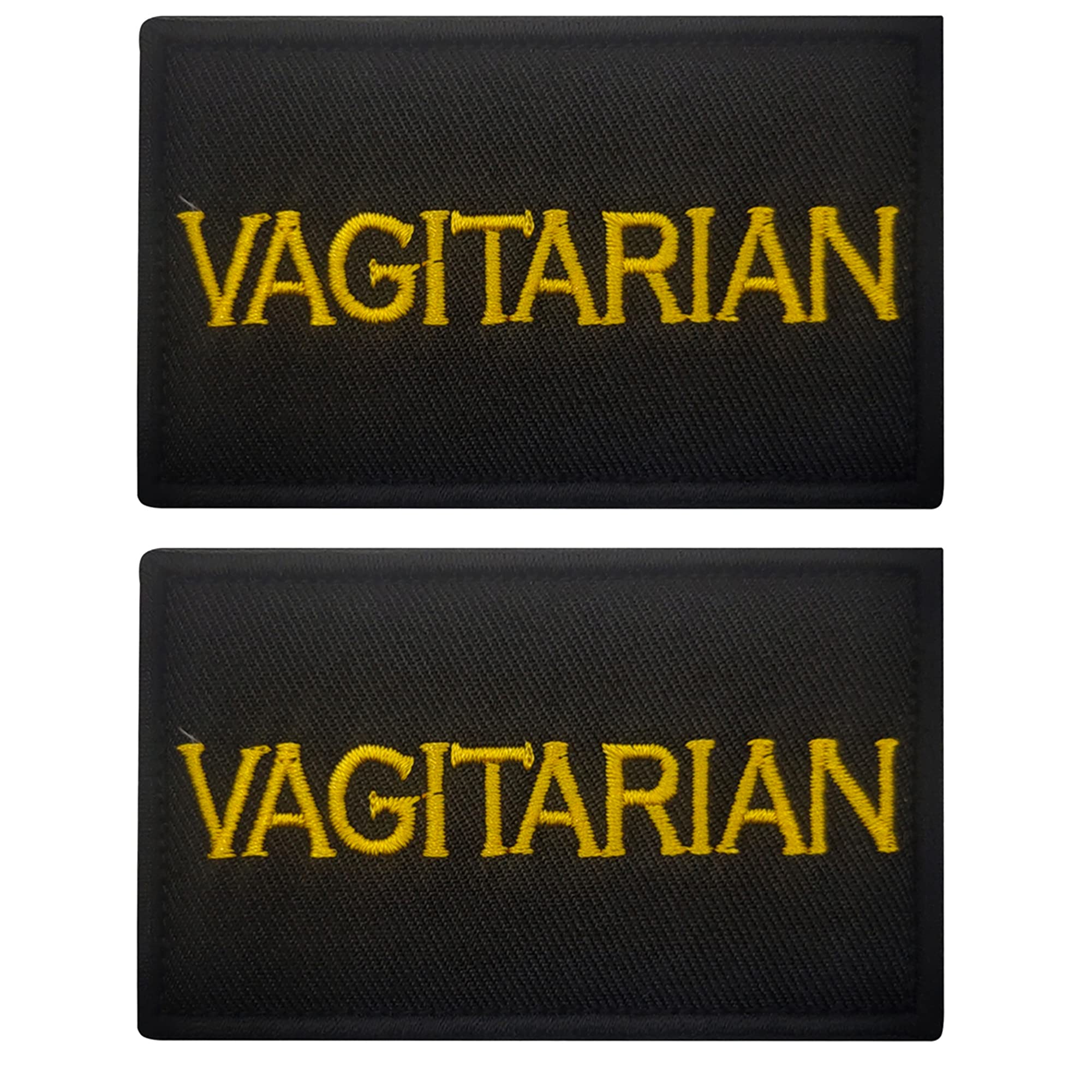 Vagitarian Cute Patch Embroidered Fabric Applique Funny Patches Tactical Combat Armband Badges