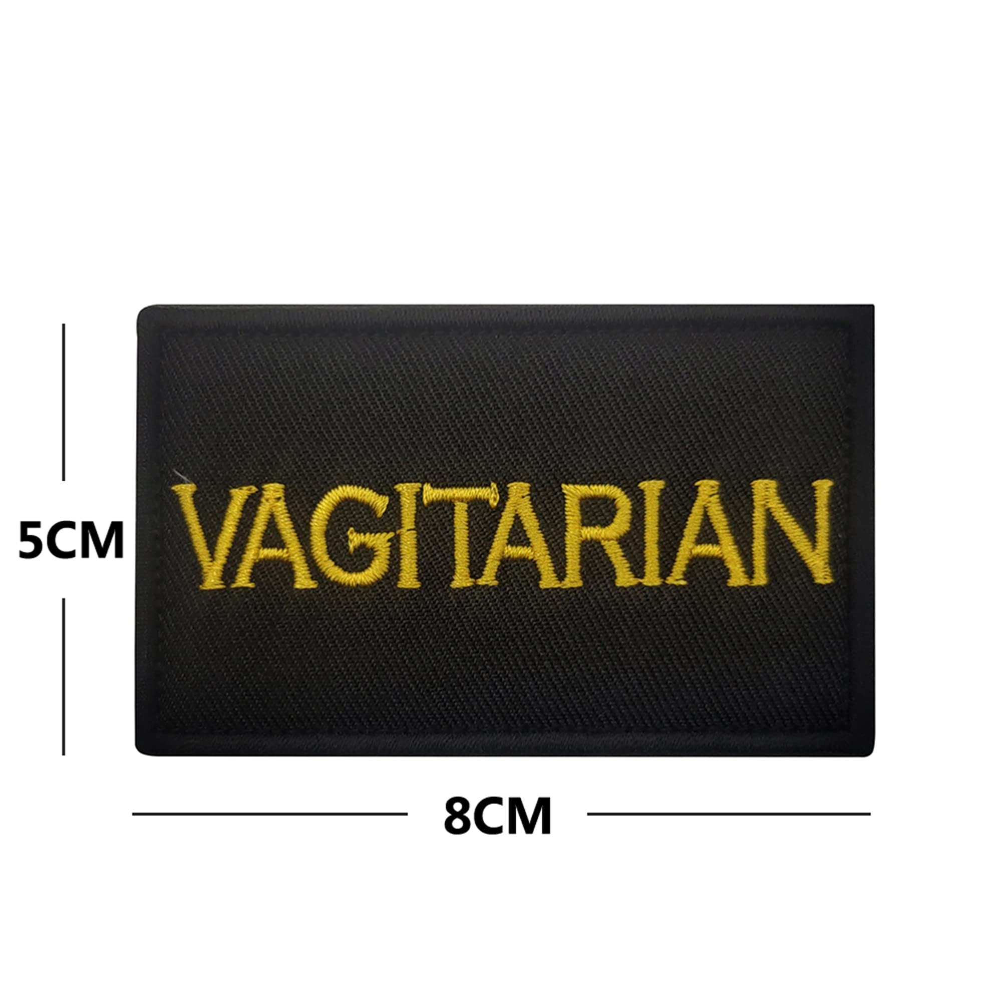 Vagitarian Cute Patch Embroidered Fabric Applique Funny Patches Tactical Combat Armband Badges - Image 3