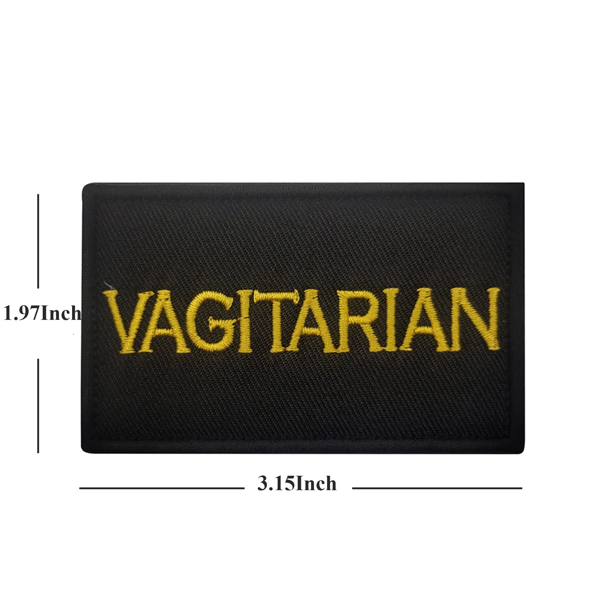 Vagitarian Cute Patch Embroidered Fabric Applique Funny Patches Tactical Combat Armband Badges - Image 4