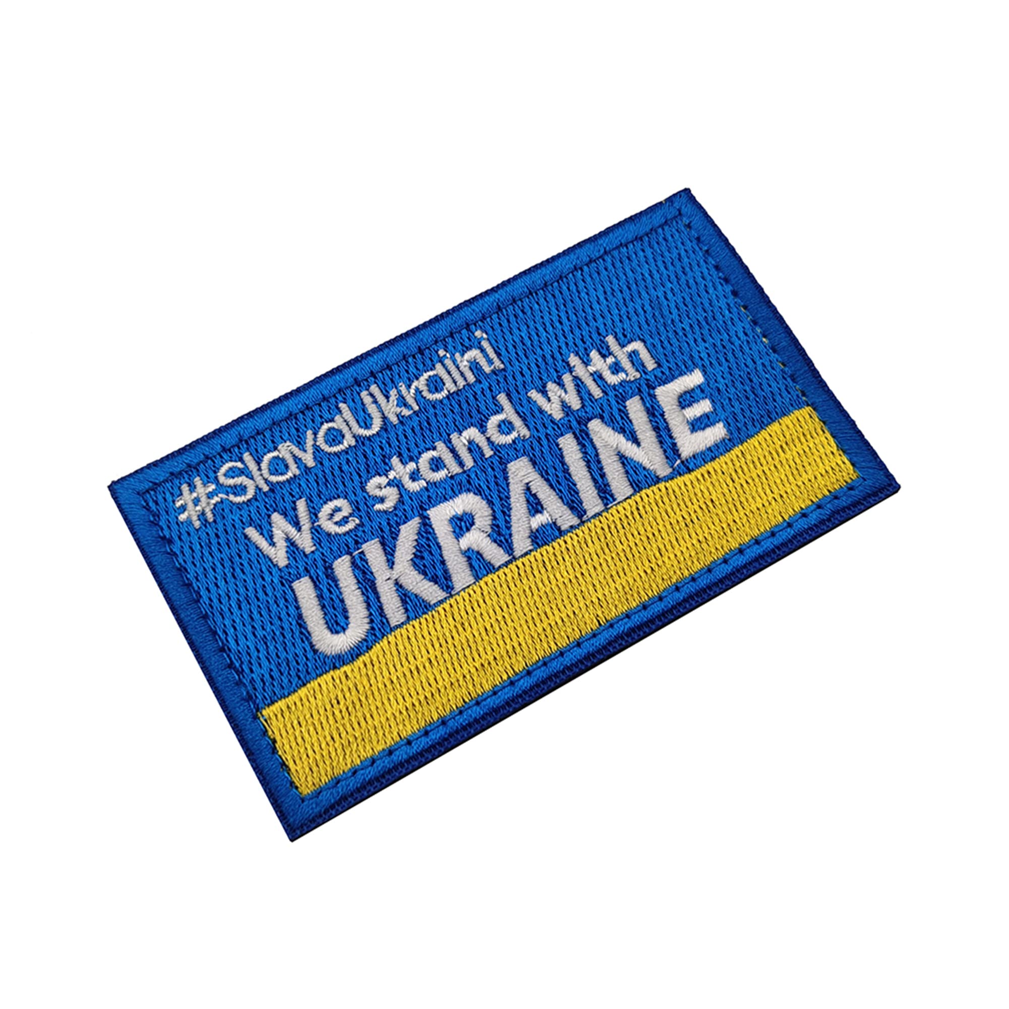 We Stand with Ukraine Ukrainian Flag Embroidered Appliqué Patches DIY Tactical Military Morale Emblem Armband Badge Decorative Patch Appliques - Image 6