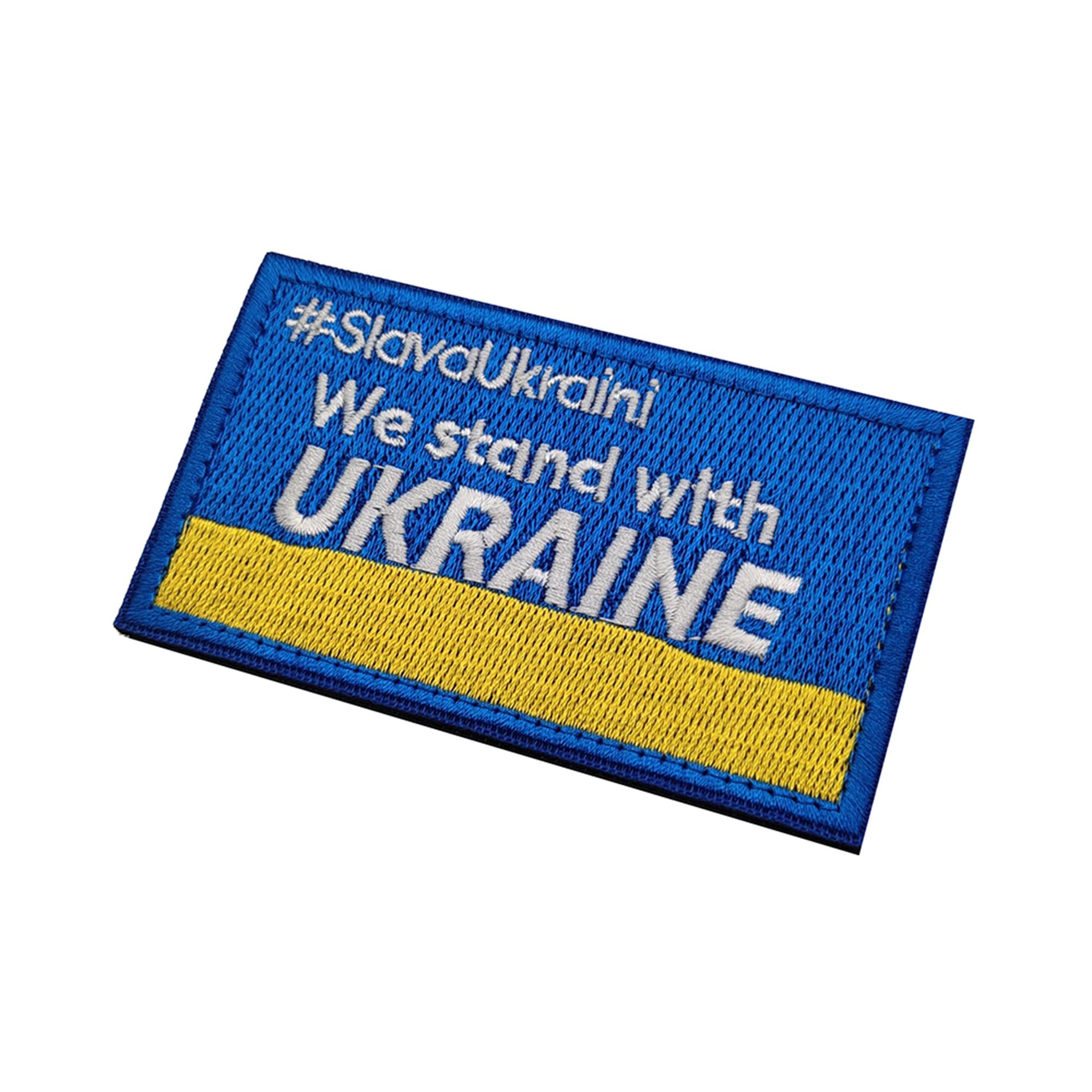 We Stand with Ukraine Ukrainian Flag Embroidered Appliqué Patches DIY Tactical Military Morale Emblem Armband Badge Decorative Patch Appliques - Image 7