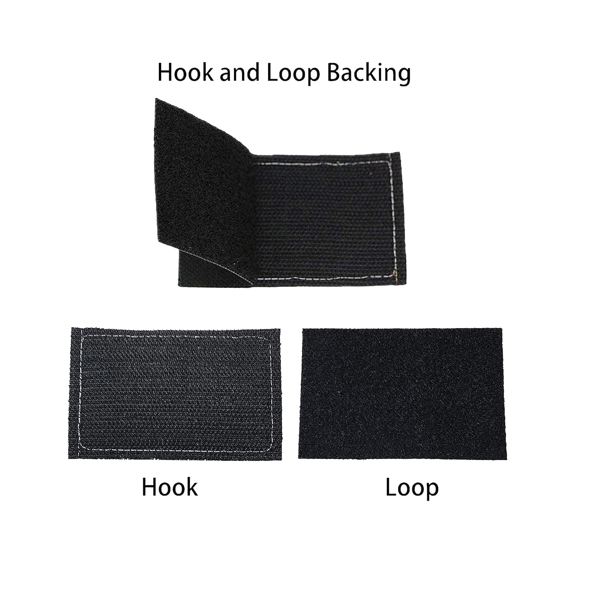 Russian Flag Reflective Patches Appliques, Tactical Morale Military Armband Badges, Hook and Loop Backing, 3.54 x 2.36 Inch, 2-Pack - Image 2